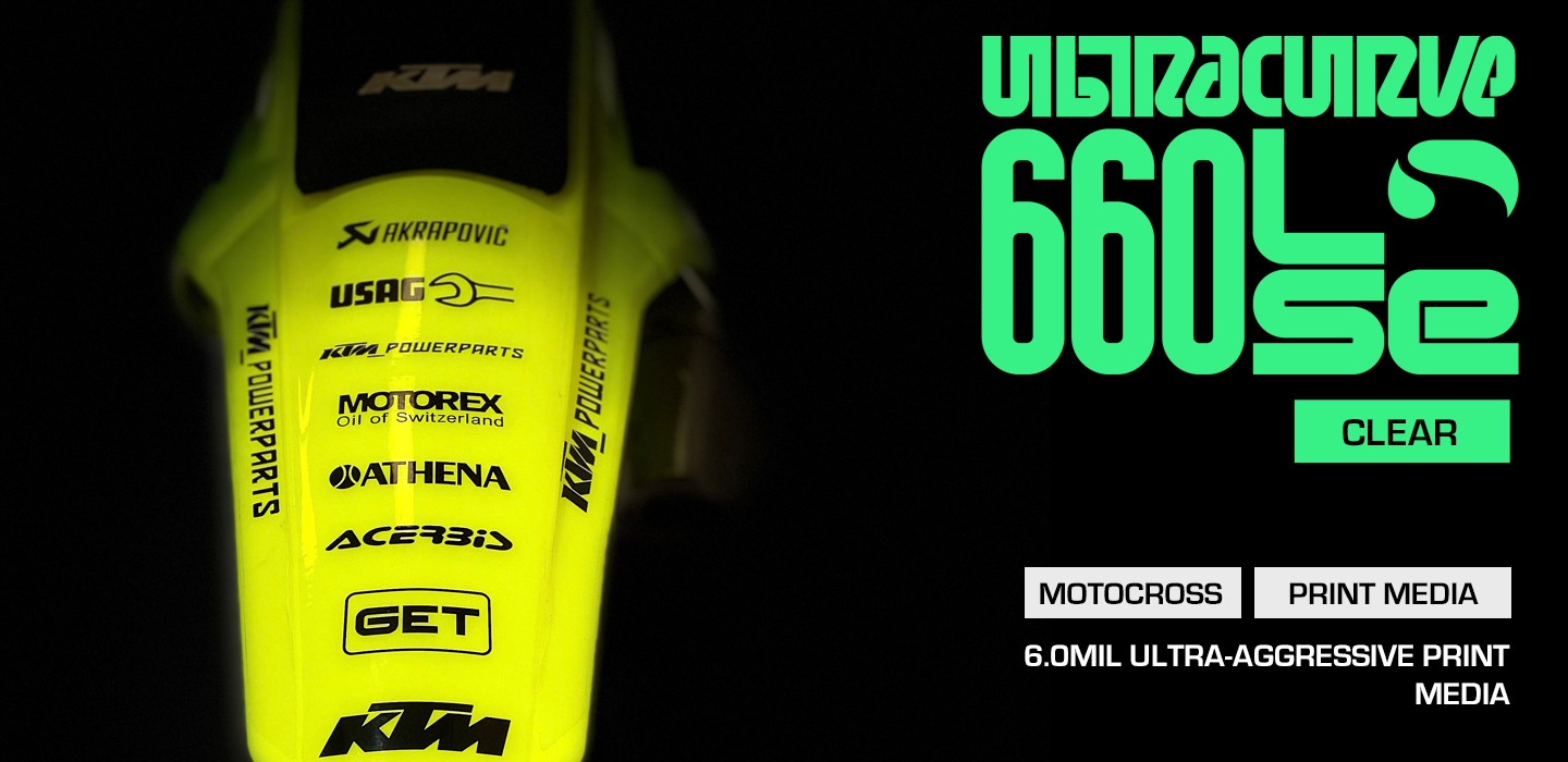 Introducing the Ultracurve 660 LSE Gloss Clear - Perfect for Fluorescent Decals! 